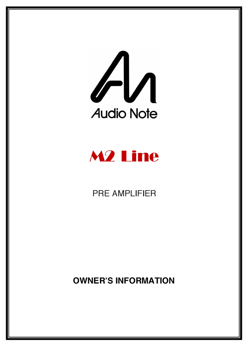 Audio Note M2 RIAA Technical manual