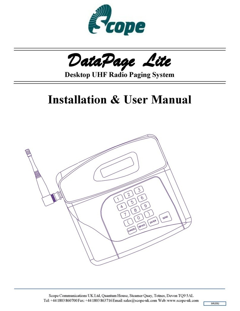 scope DataPage Lite Instruction Manual