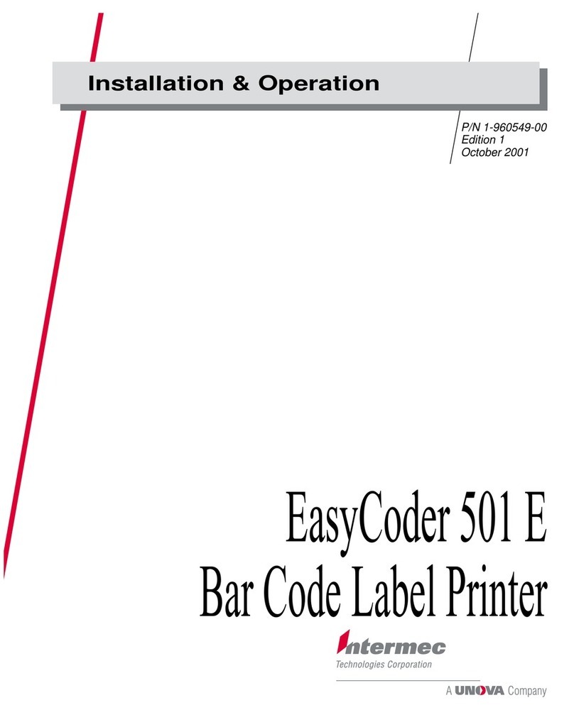 Intermec EasyCoder 501 E Guide