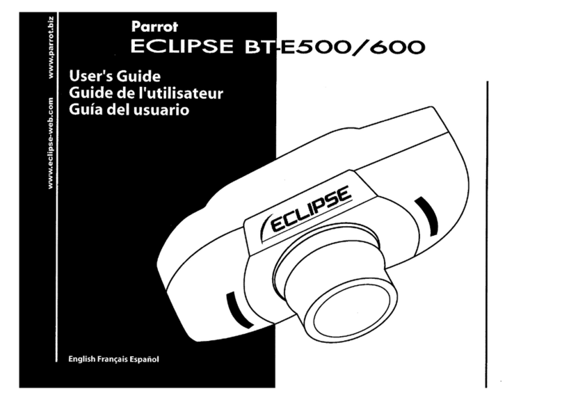 Parrot Eclipse BT-E500 User manual