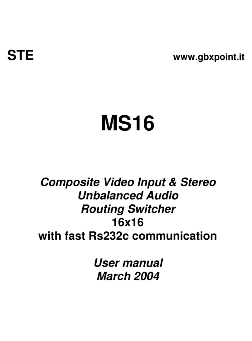 STE MS16 User manual