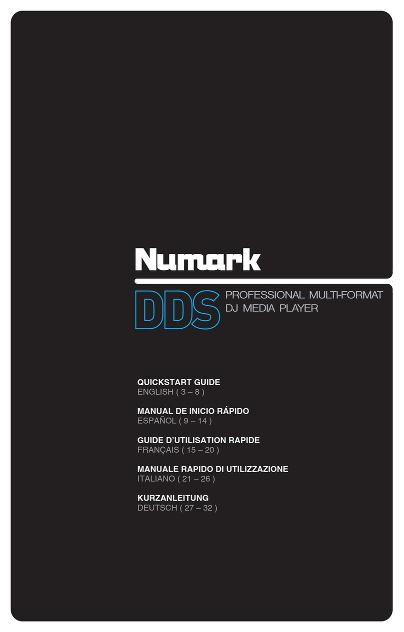 Numark DDS User manual