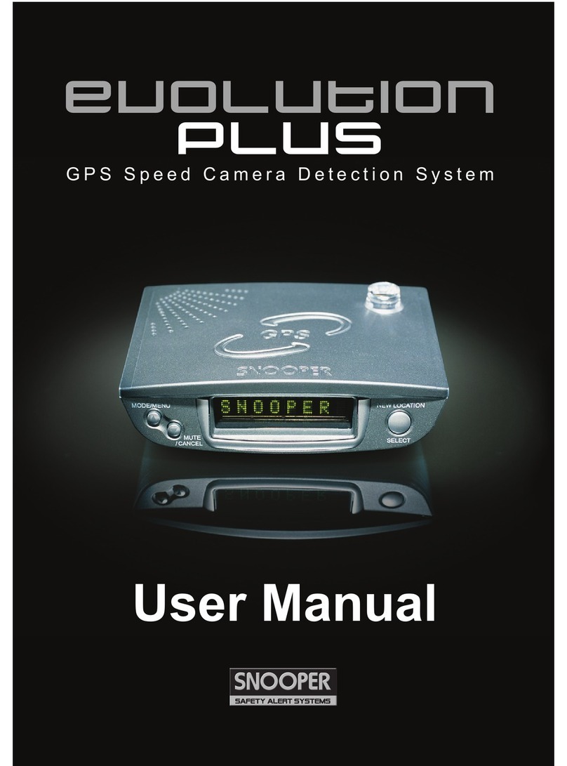 Snooper Evolution Plus User manual
