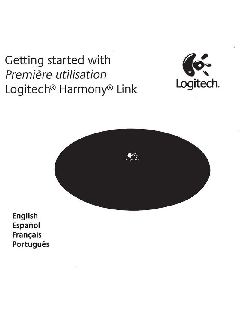 Logitech Harmony Link User manual Logitech Harmony Link User manual