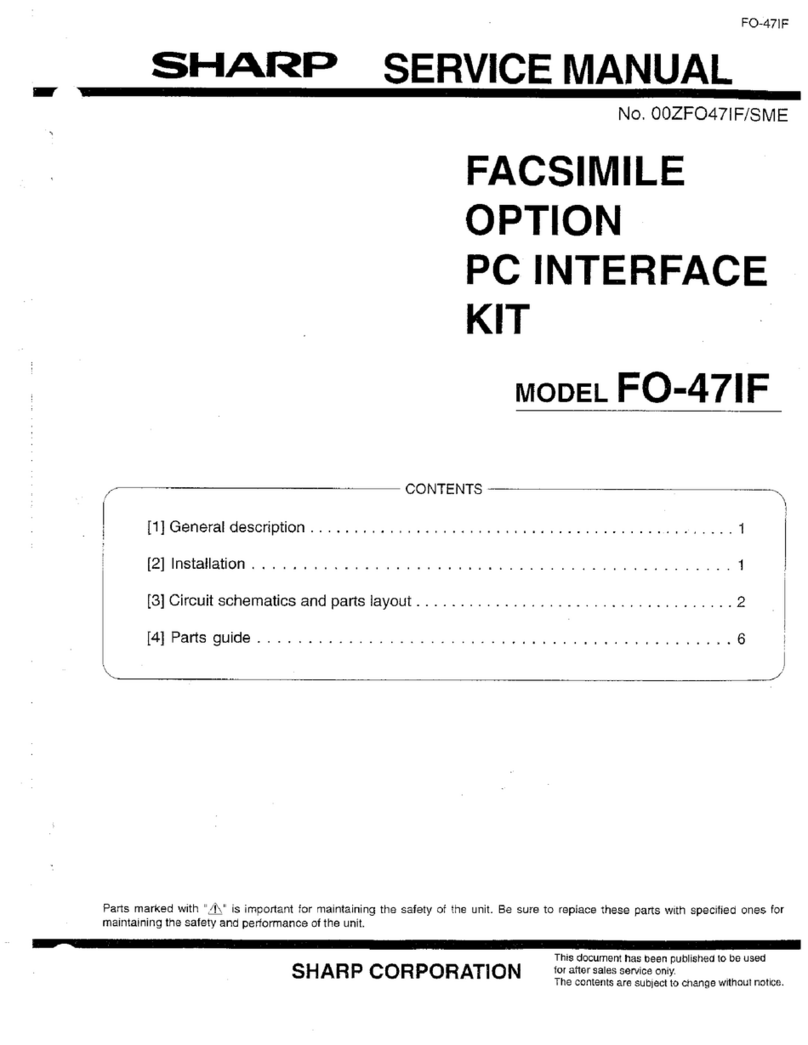 Sharp FO-47IF User manual
