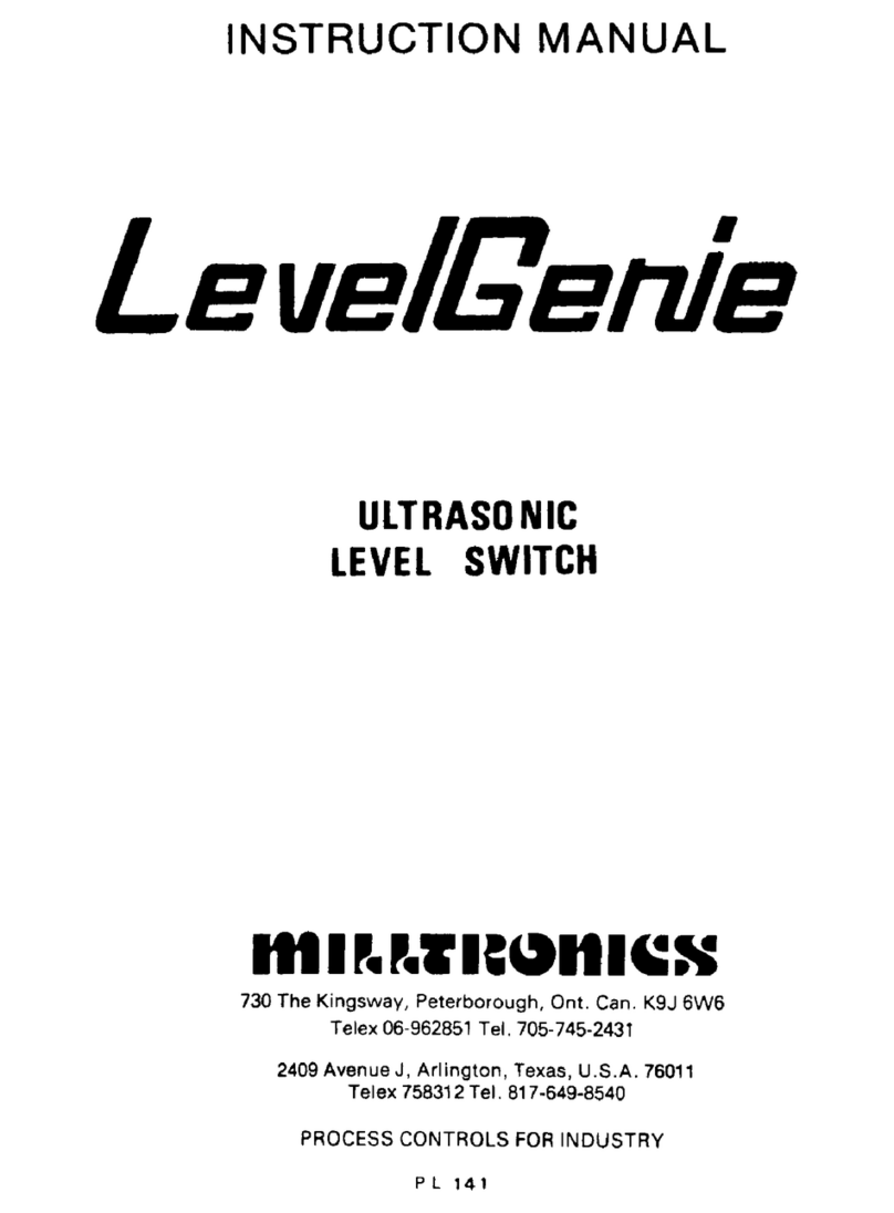 Milltronics LevelGenie User manual