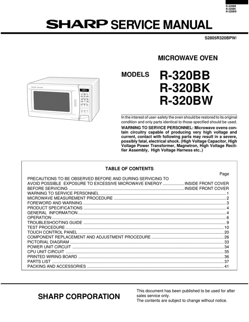 Sharp R-320BB User manual