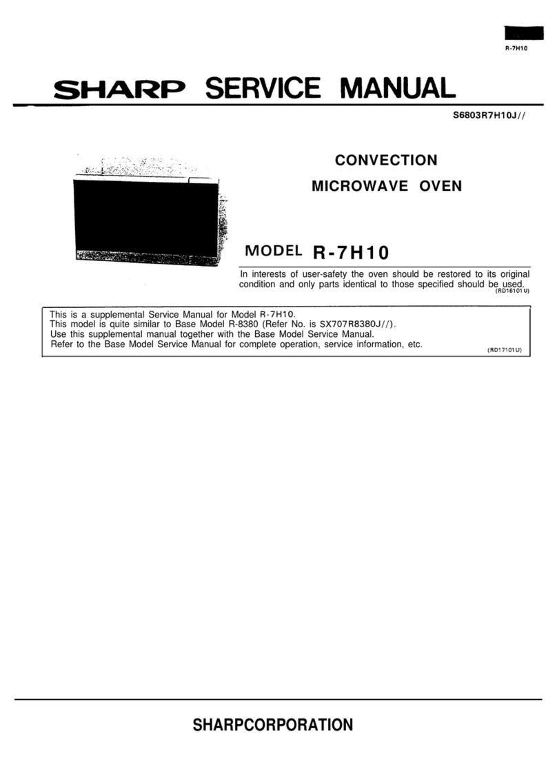 Sharp R-7H10 User manual