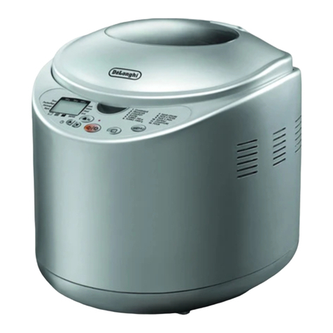 DeLonghi AUTOMATIC BREAD MAKER User manual