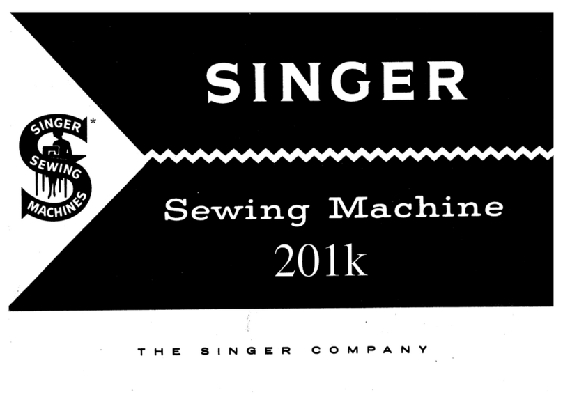 Singer 201K Installation and operation manual