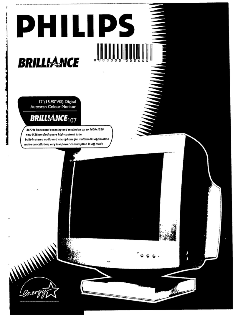 Philips Brilliance 17A8808N User manual