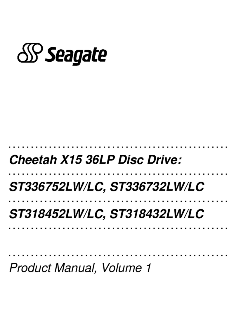 Seagate ST336732LC User manual