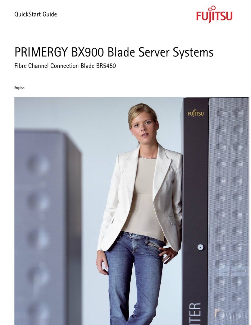 Fujitsu PRIMERGY BX900 quick start guide