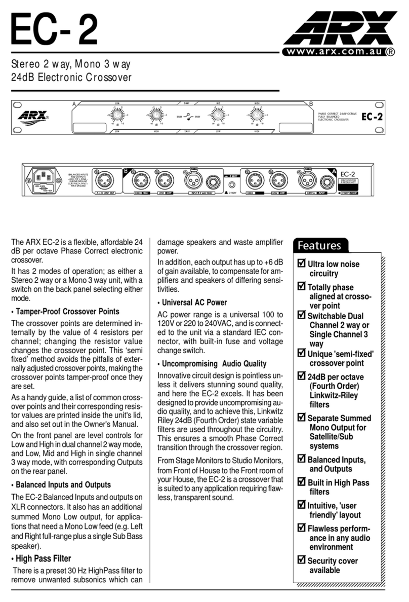 ARX EC-2 User manual