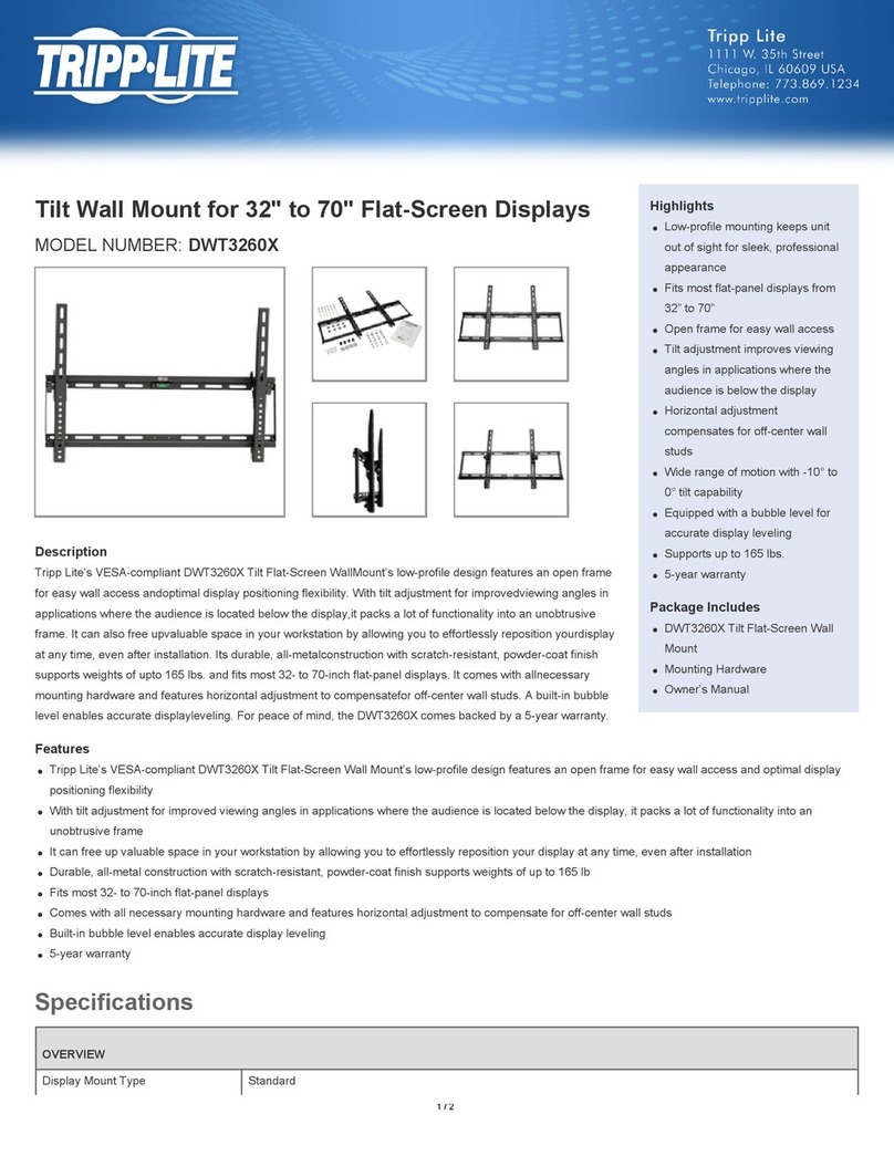 Tripp Lite DWT3260X User manual