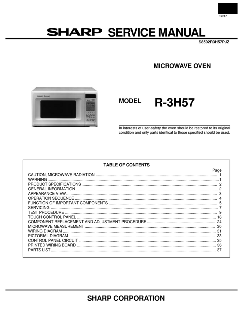 Sharp R-3H57 User manual