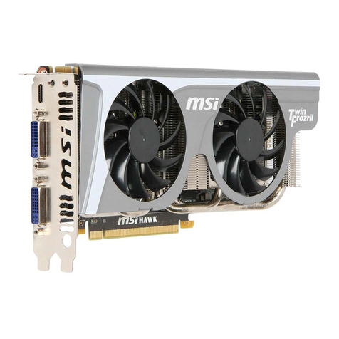 MSI N460GTX Hawk Series User manual