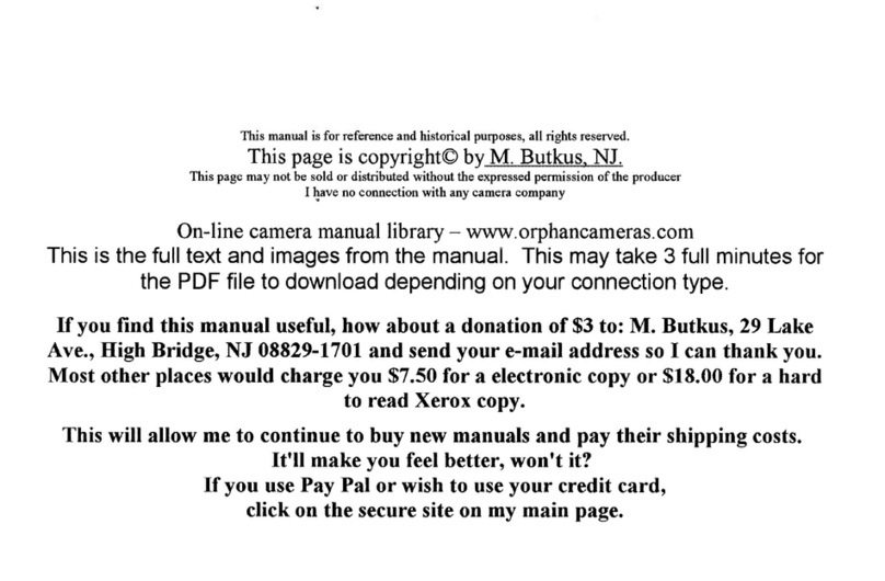 Pentax Camera User manual