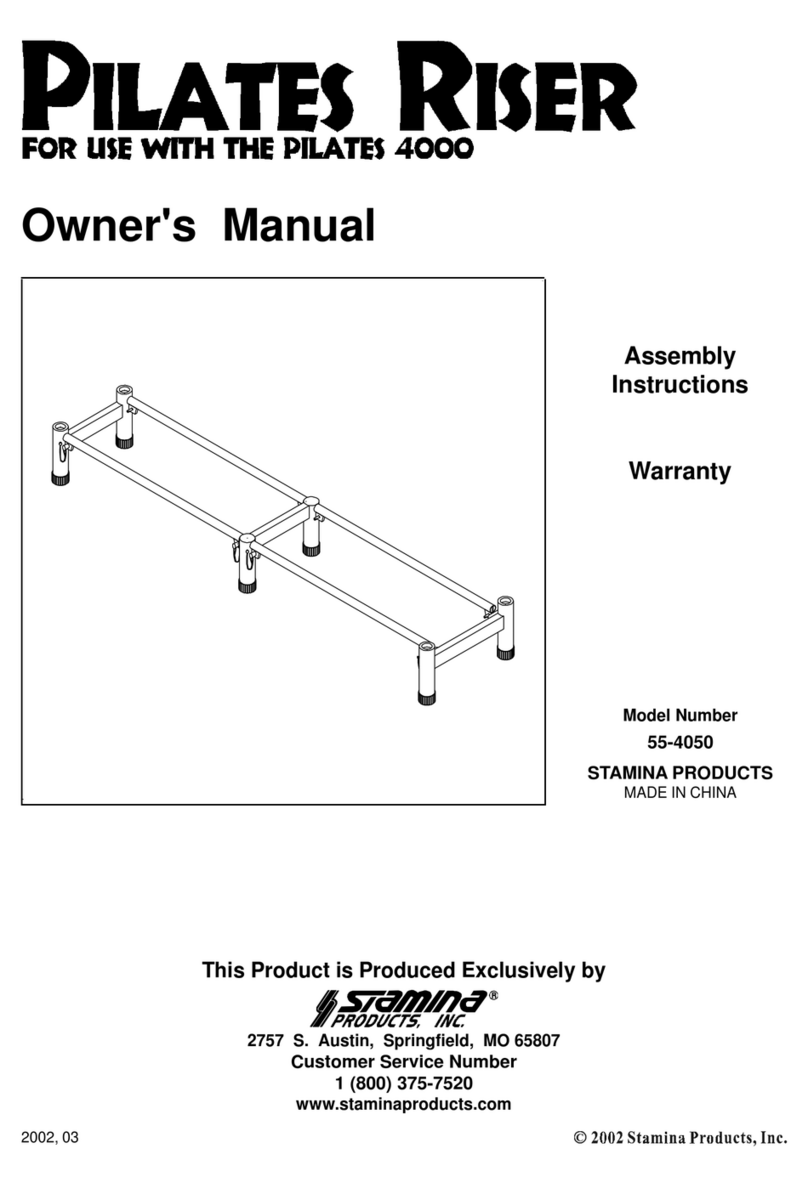 Stamina PILATES RISER User manual