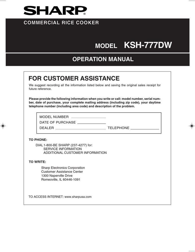 Sharp KS-H777DW User manual