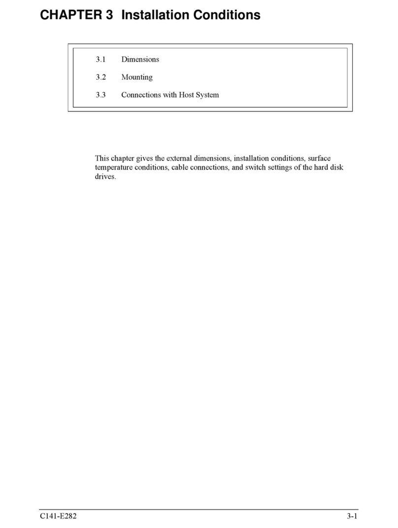 Fujitsu C141-E282 User manual