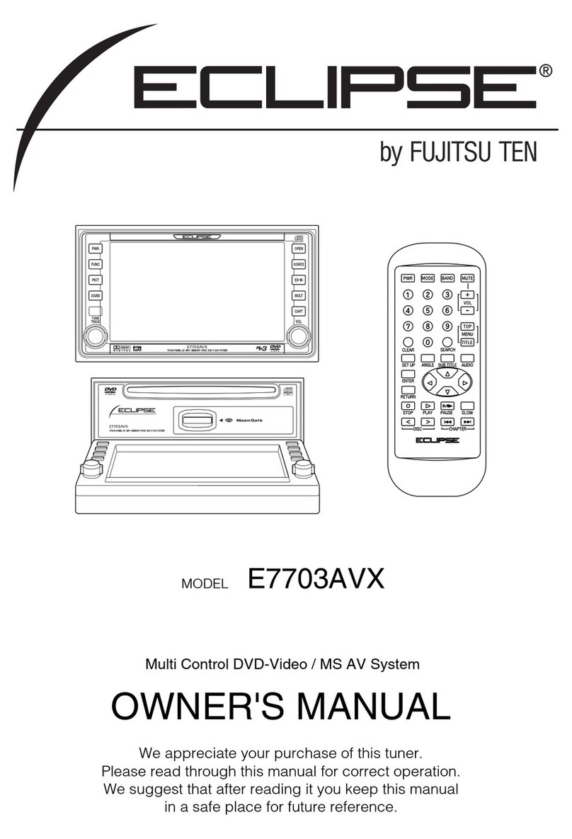 Eclipse E7703AVX User manual