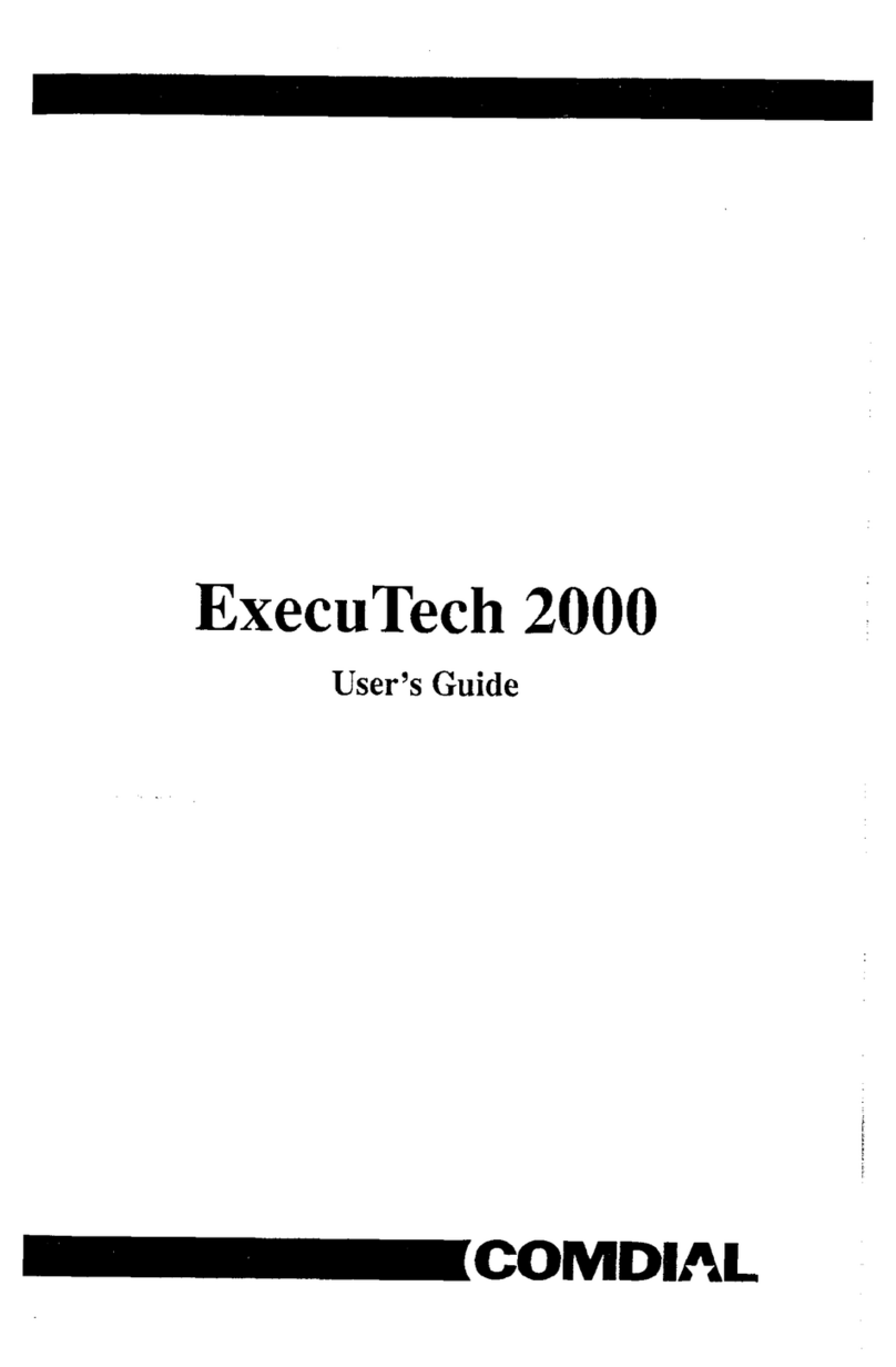 Comdial E34PT User manual