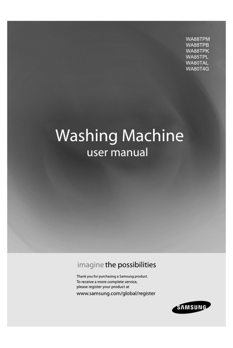 Samsung WA88TPM User manual