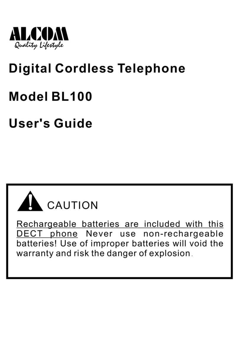 ALcom BL100 User manual ALcom BL100 User manual