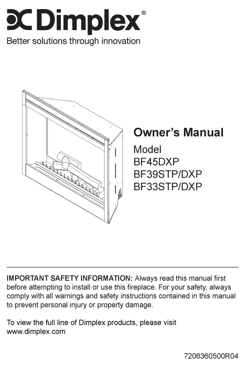 Dimplex BF45DXP User manual Dimplex BF45DXP User manual