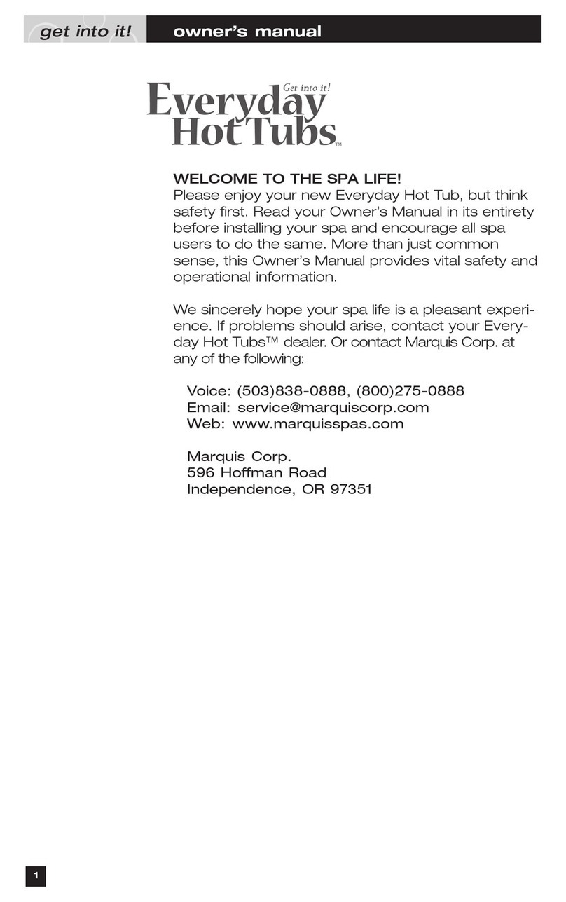 Everyday Hot Tubs 530 owner's manual