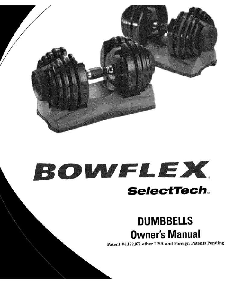 Bowflex SELECTTECH User manual