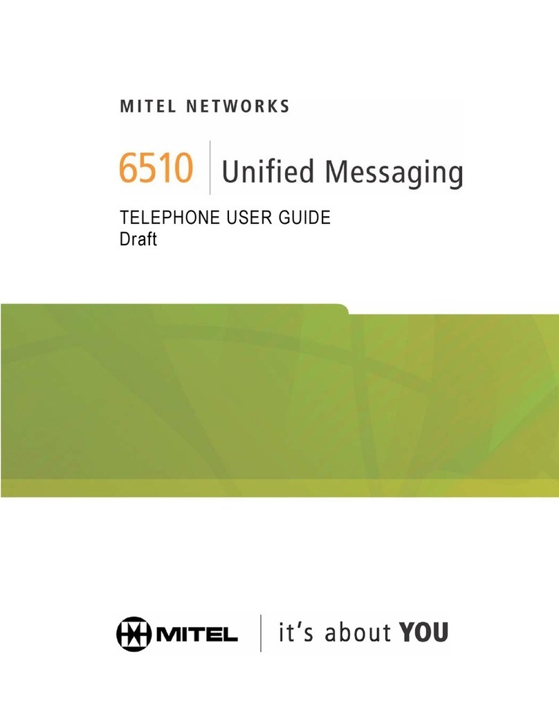Mitel 6510 User manual