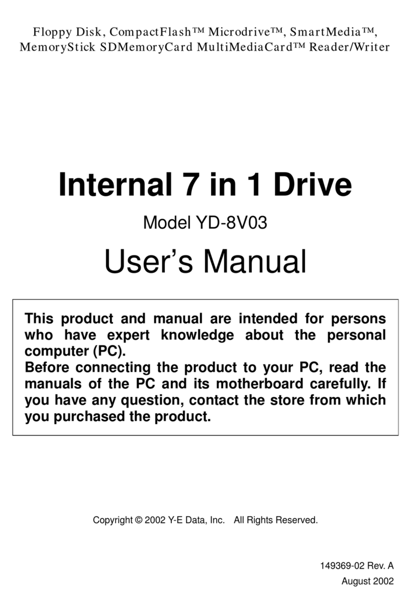 Y-E Data YD-8V03 User manual
