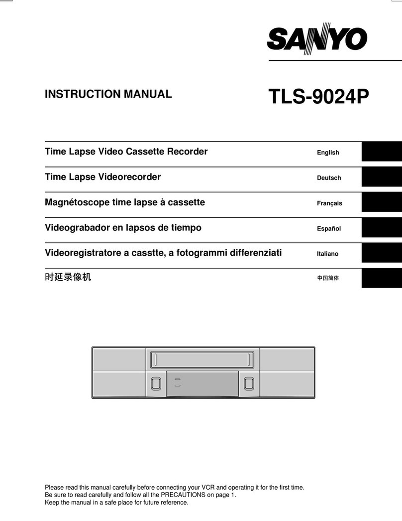 Sanyo TLS-9024P User manual