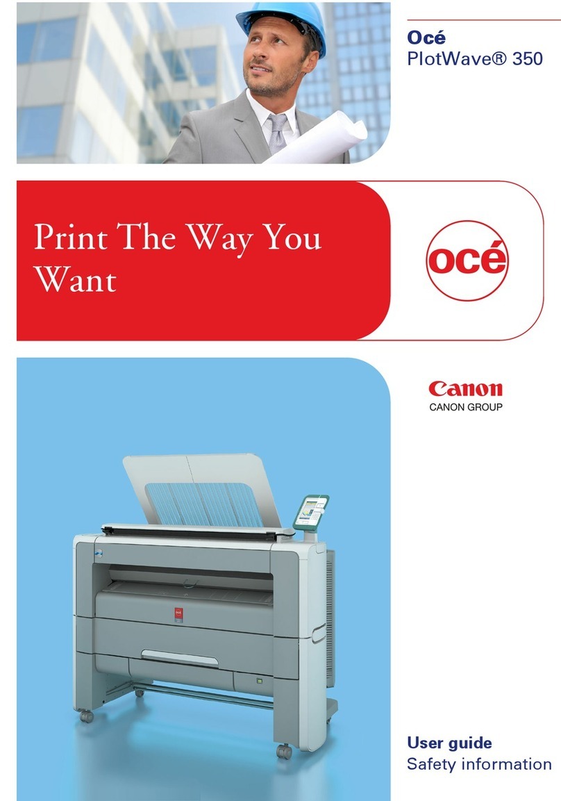 Oce PlotWave 350 User manual