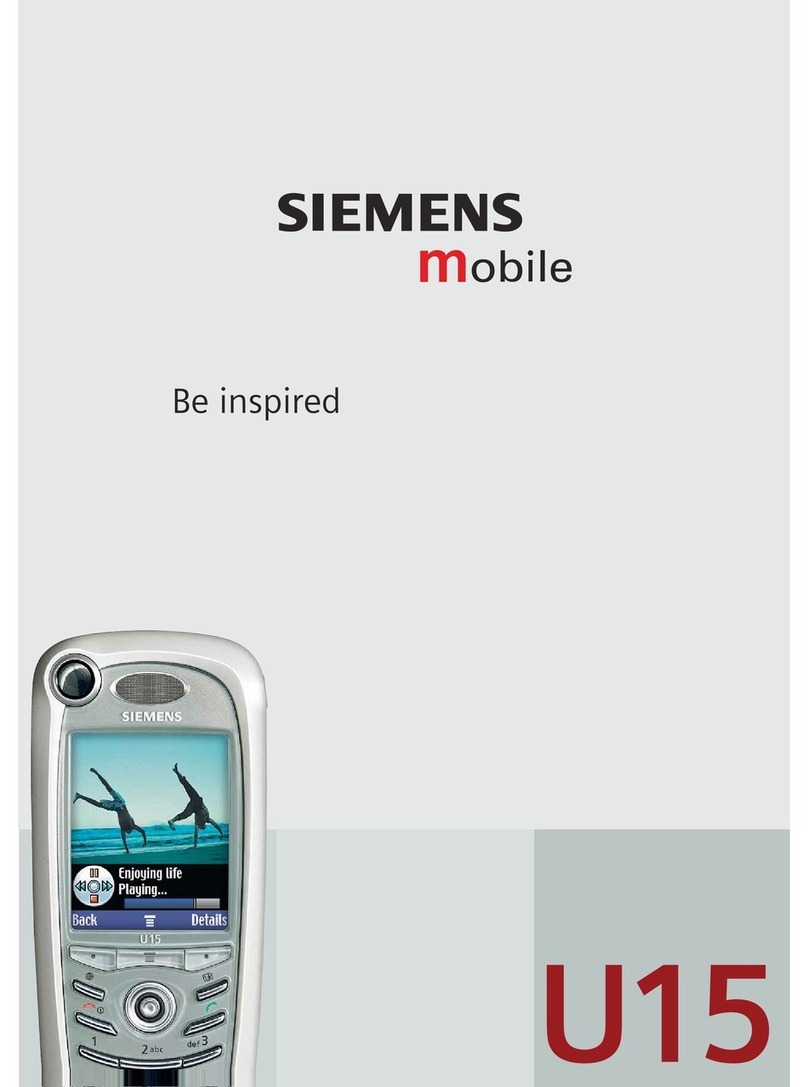Siemens U15 User manual