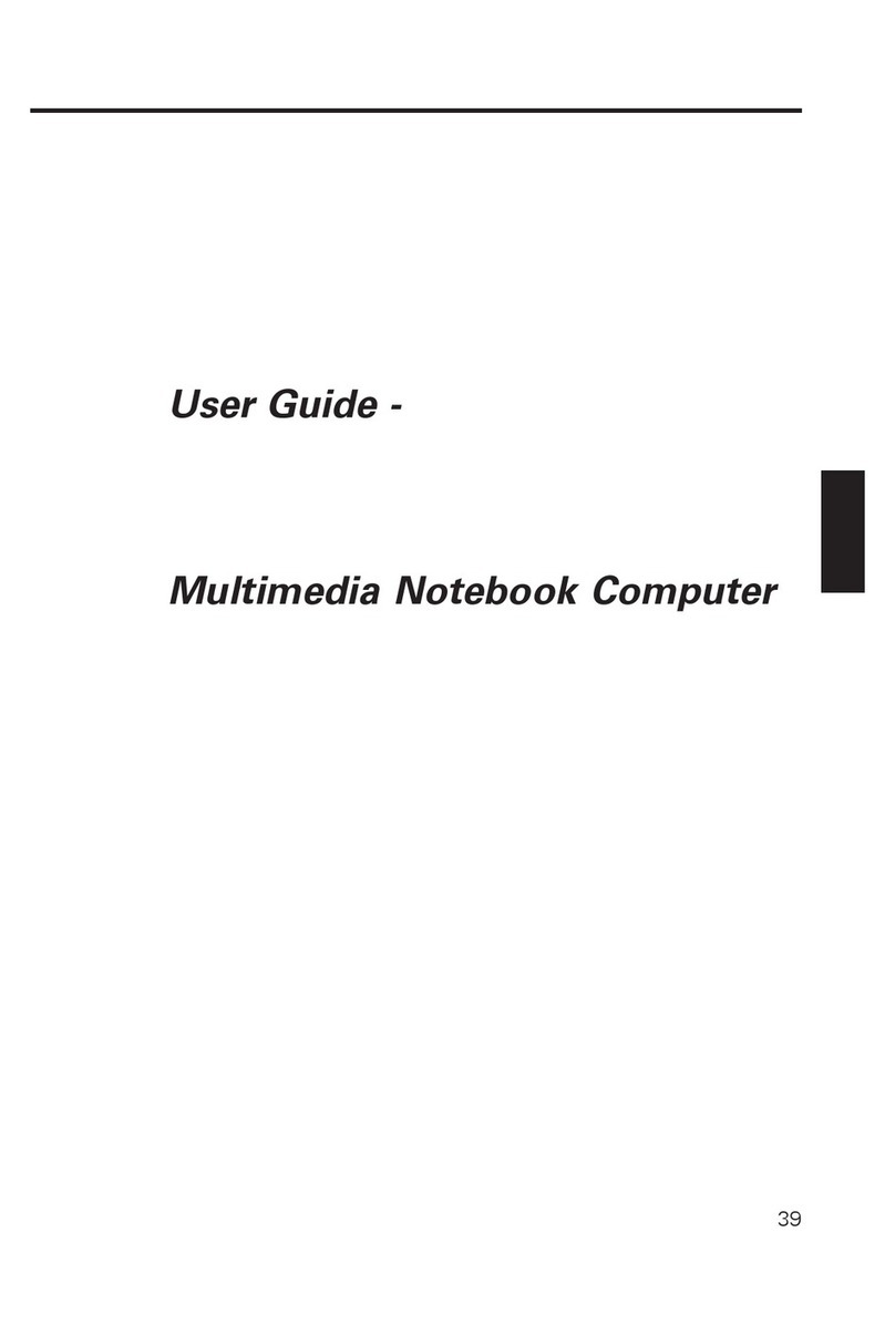 MAXDATA Multimedia Notebook Computer User manual