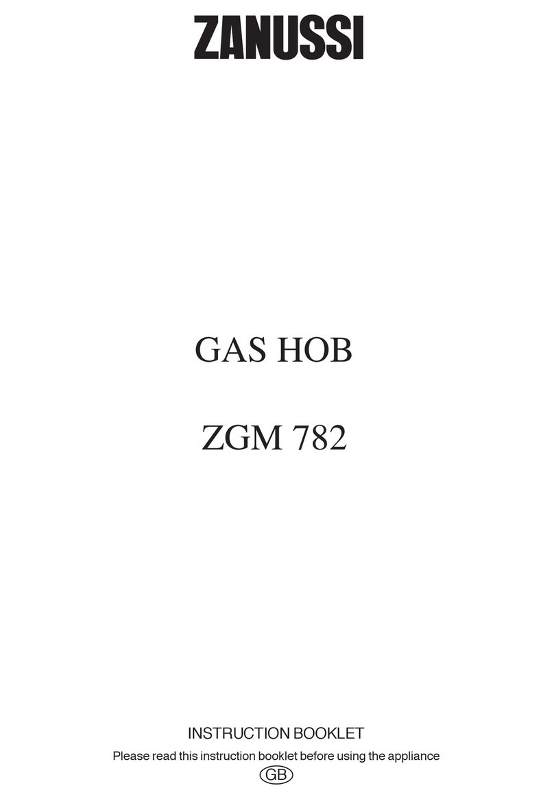 Zanussi ZGM 782 Instruction booklet