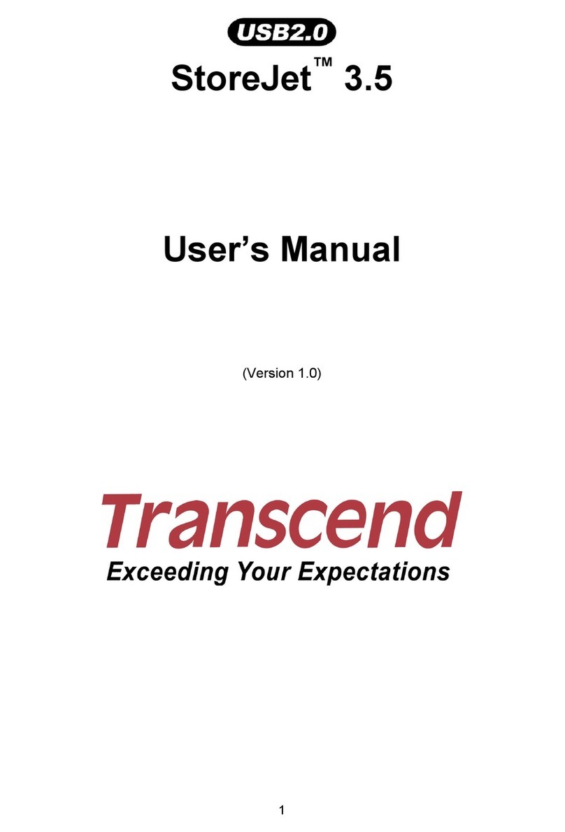 Transcend StoreJet 35 Ultra User manual