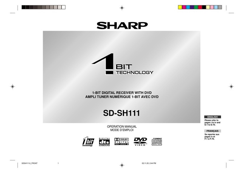 Sharp SD-SH111 User manual
