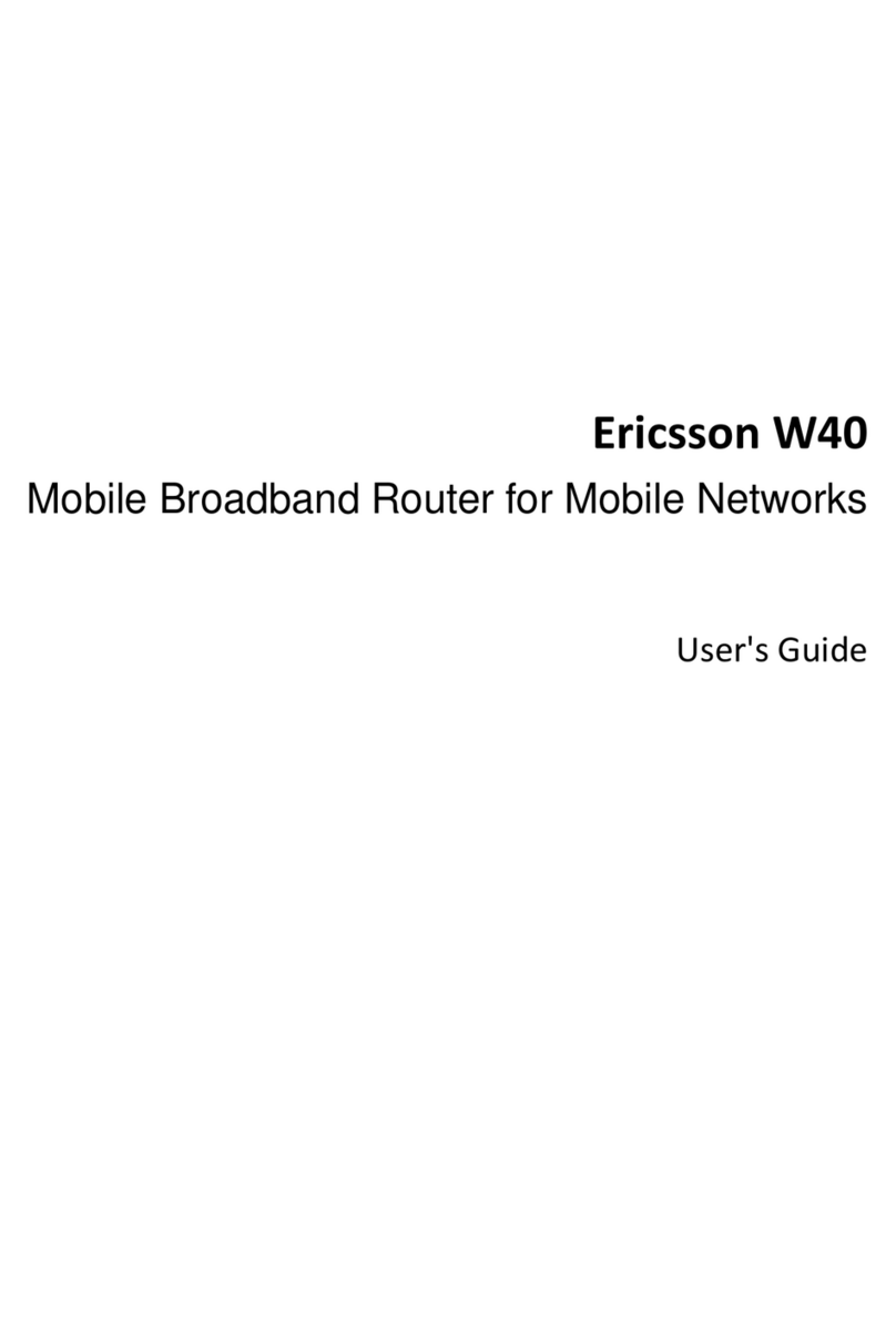 Ericsson W40 User manual
