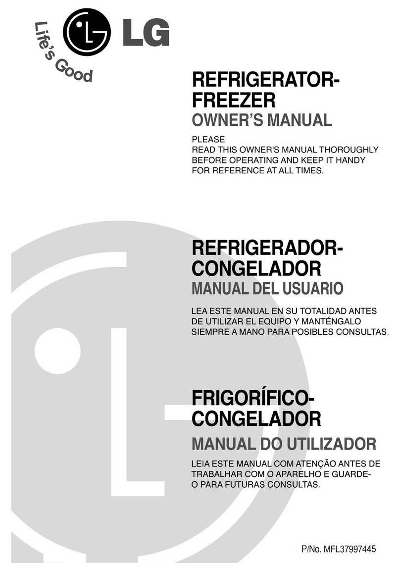 LG Refrigerator-freezer User manual
