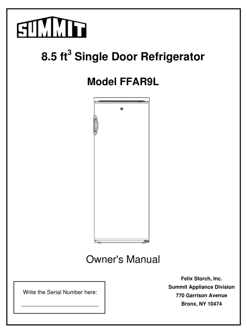 Summit FFAR9L User manual Summit FFAR9L User manual