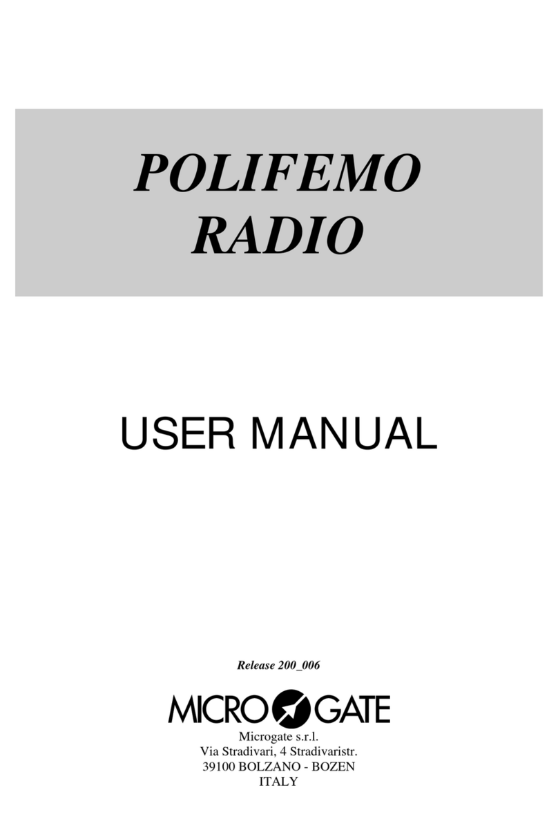 Microgate Polifemo User manual