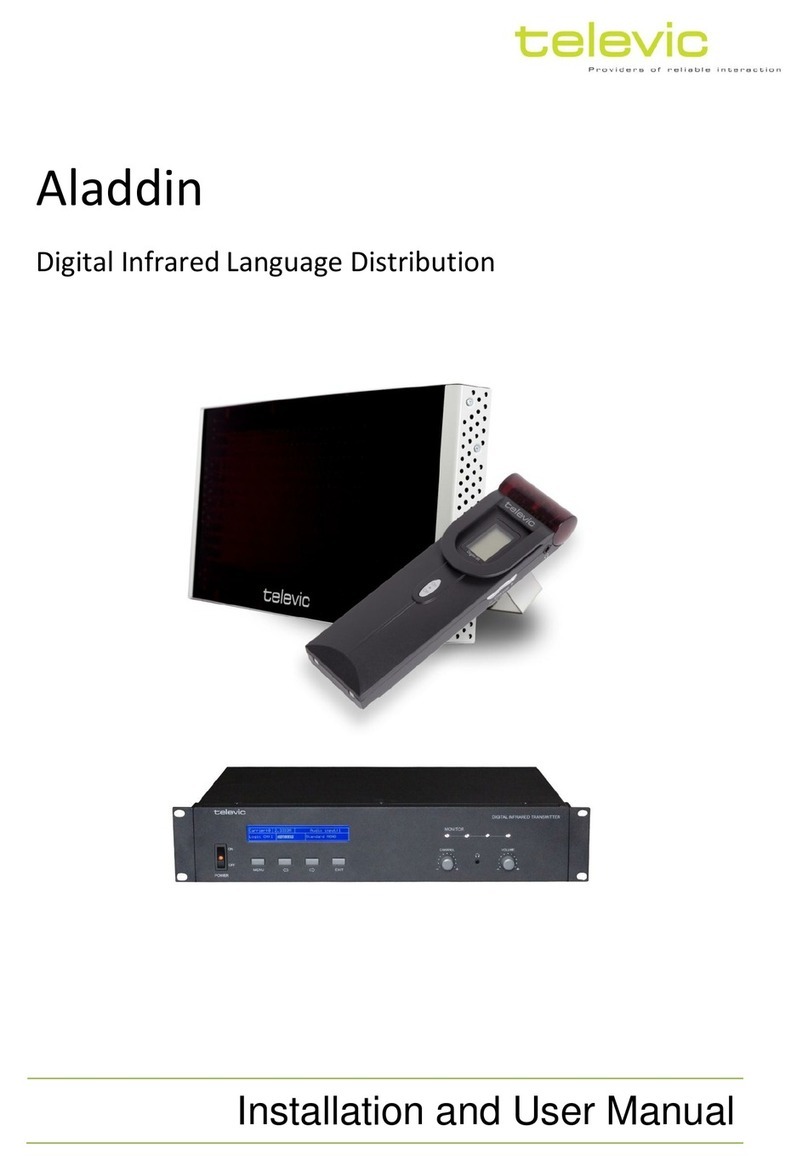 Televic Aladdin User manual