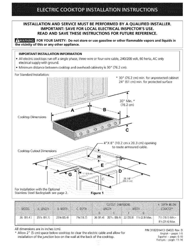 Electrolux E36EC75HSS3 User manual