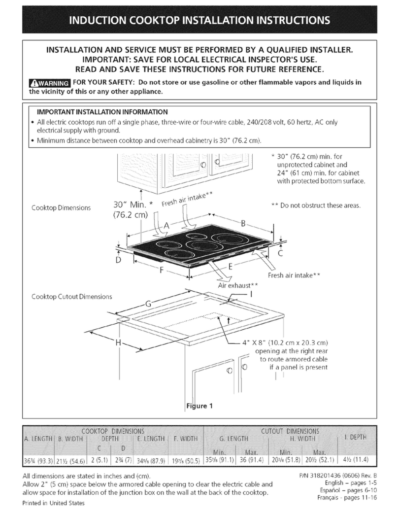 Electrolux E36IC75FSS4 User manual