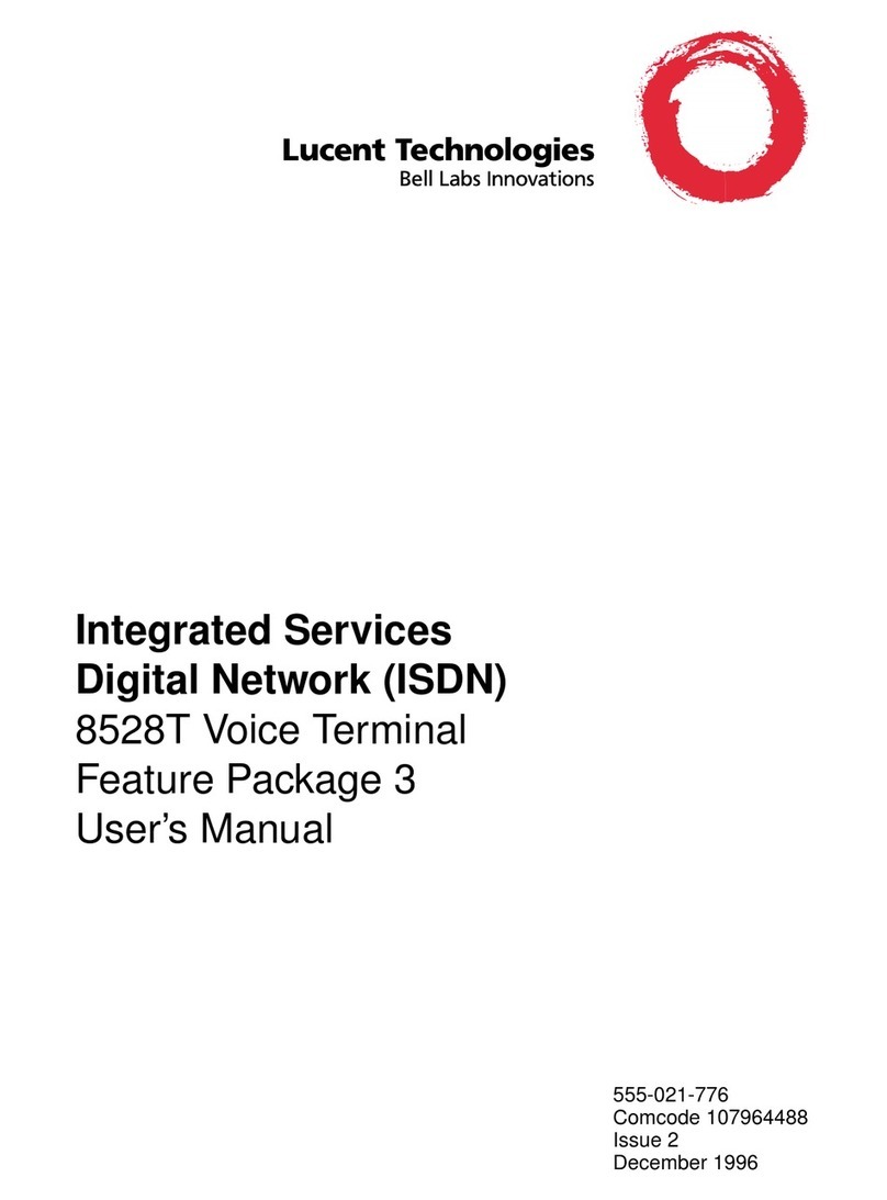 Lucent Technologies 8528T User manual