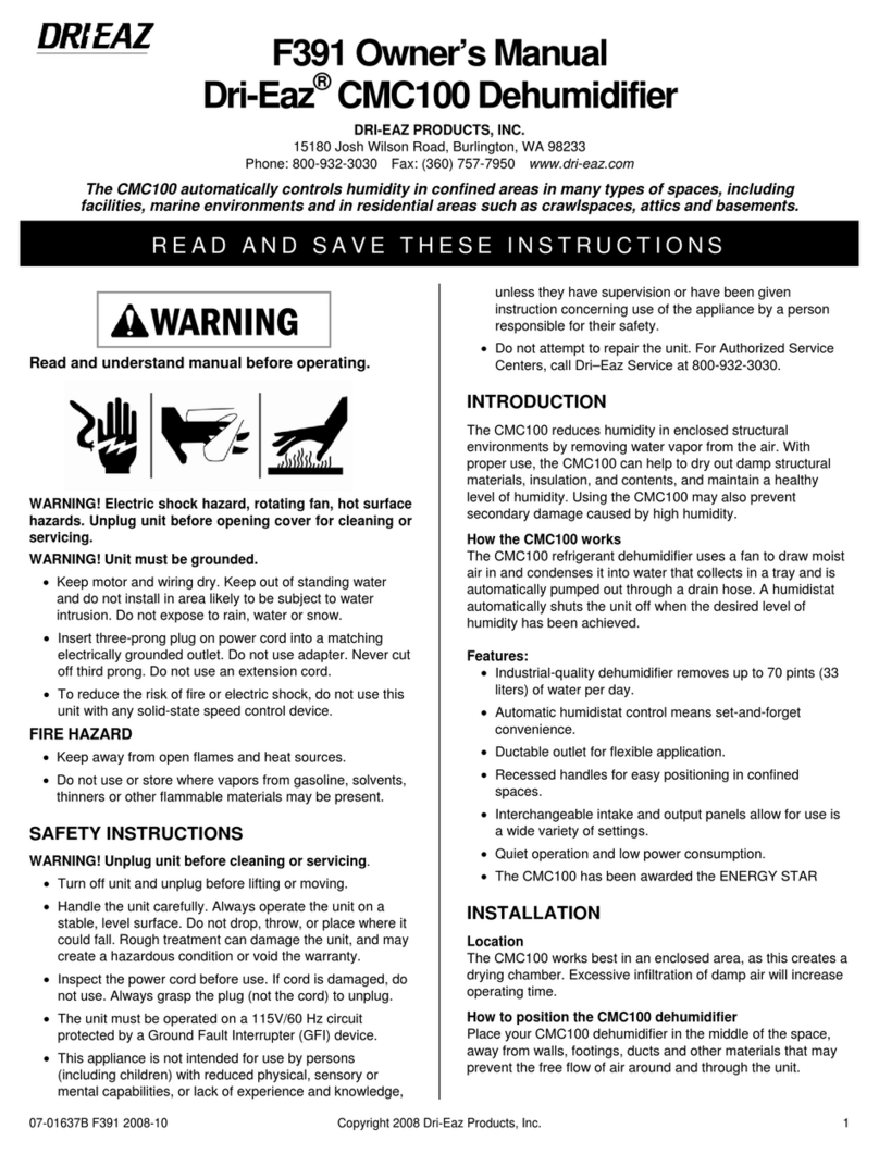 Drieaz CMC100 User manual